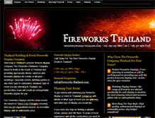 Tablet Screenshot of fireworks-thailand.com